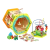 jouets en bois mon cube d'activité ville occupée pour les tout-petits