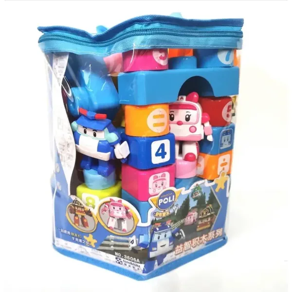 Set de Briques BLOCKS ROBOCAR POLI