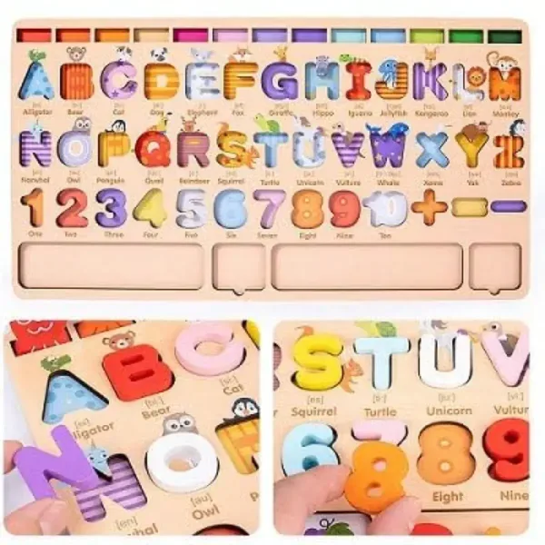 Alphabet Puzzle Table et ses Cartes d'Apprentissage