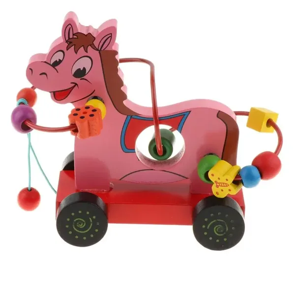 Jouet en Bois Animal à Tirer