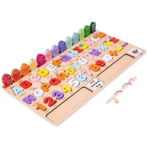 Alphabet Puzzle Table et ses Cartes d'Apprentissage