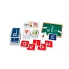 Les lettres tactiles - Montessori