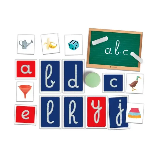 Les lettres tactiles - Montessori