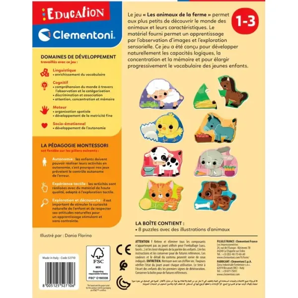 Les animaux de la ferme - Montessori