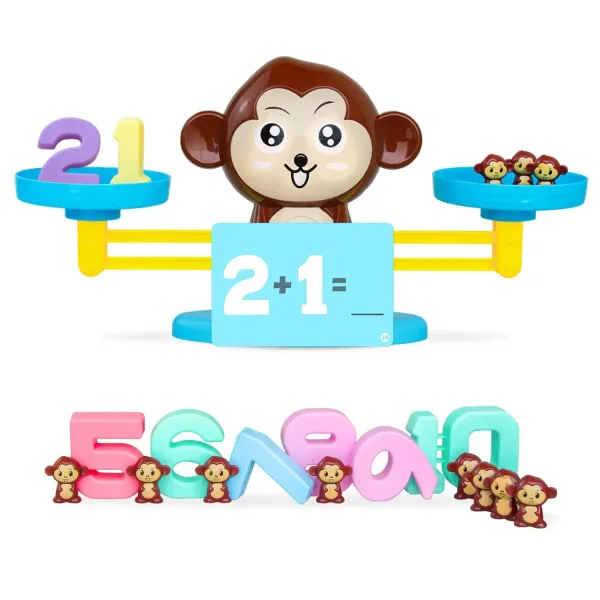 Jouets de Comptage Balance Singe