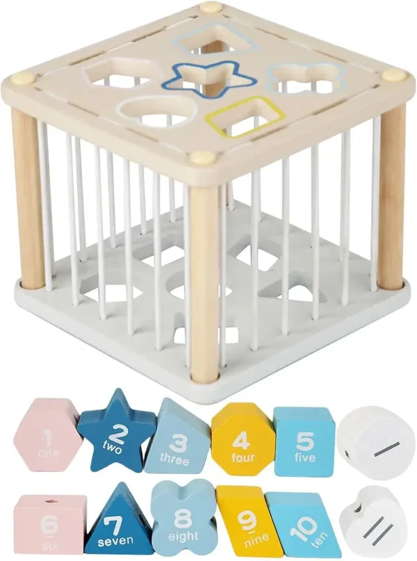 Jouet de Tri des Formes en Bois