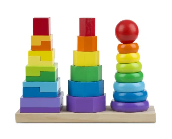 la Tour Arc-en-Ciel en Bois à Trois Colonne