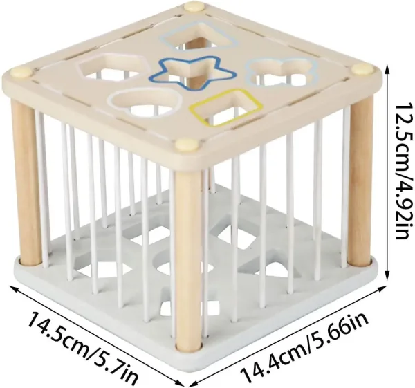 Jouet de Tri des Formes en Bois