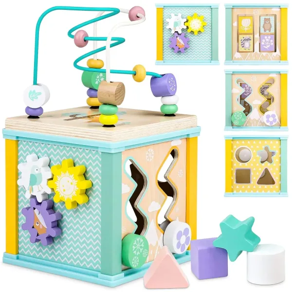 Cube de Motricité en Bois