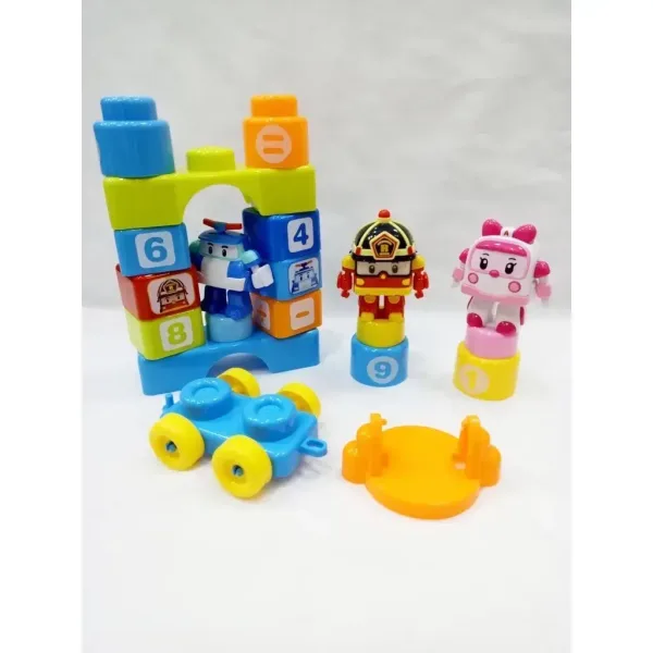 Set de Briques BLOCKS ROBOCAR POLI