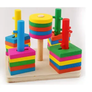 Arctic Stacking Toys Five Column