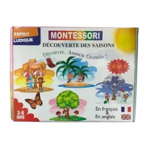 Découverte Des Saisons - Montessori en Français / Anglais