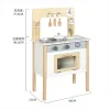 Ensemble de Jouets de Cuisine en Bois