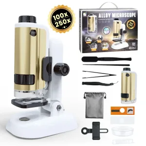 Microscope 100X-250X Kit pour Enfants