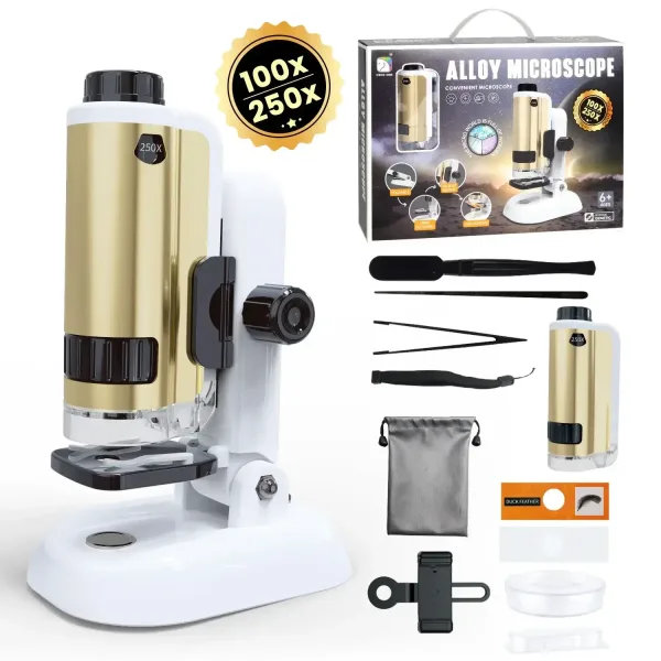 Microscope 100X-250X Kit pour Enfants