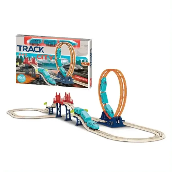 Circuit TRACK CITY de Luxe DIY pour Enfants