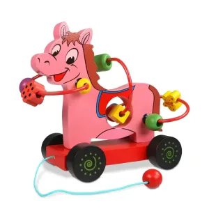 Jouet en Bois Animal à Tirer
