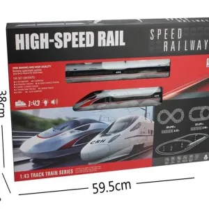 High-Speed Rail avec Effets Son et Lumière