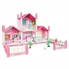 Maison de poupée rose de rêve