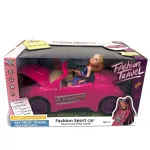 la Voiture Rose de Voyage du Groupe Fashionesta