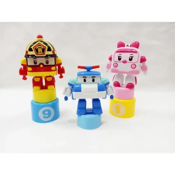 Set de Briques BLOCKS ROBOCAR POLI