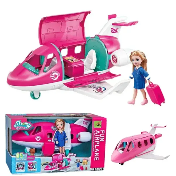 Fashion Doll Airplane Playset