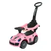 Voiture à Pédales avec Musique et Poignée Rose