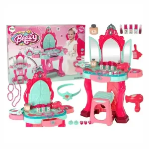 Beauty Coiffeuse avec miroir et kit de maquillage