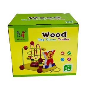 Boîte de clown en bois