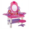 Coiffeuse avec miroir et kit de maquillage musical