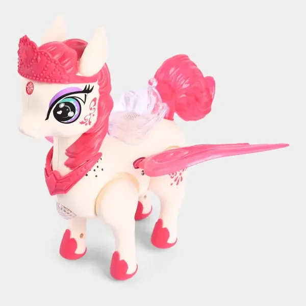 Pegasus Licorne volante avec lumière et son
