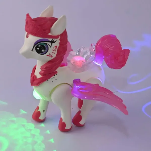 Pegasus Licorne volante avec lumière et son