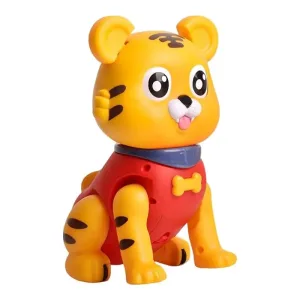 Jouet électrique musical en forme de tigre sauteur