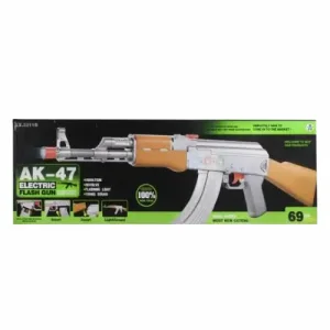 Pistolet jouet AK 47 avec son et lumière