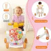Trotteur Bébé 2 en 1 avec vitesse réglable et table d'activité