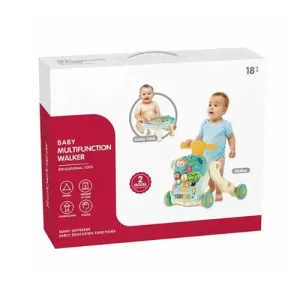 Trotteur Bébé 2 en 1 avec vitesse réglable et table d'activité