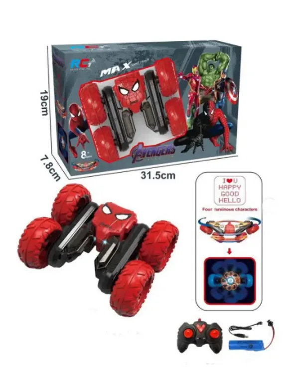 Voiture Avengers avec télécommande 360°