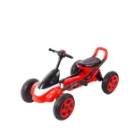 Voiture de Course à Pédales Rouge