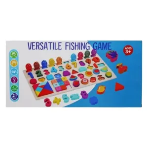 Jeu éducatif Trieur mathématique, géométrique, fruits, pêche magnétique