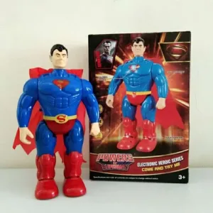 Grande figurine articulée de Superman avec lumière et son
